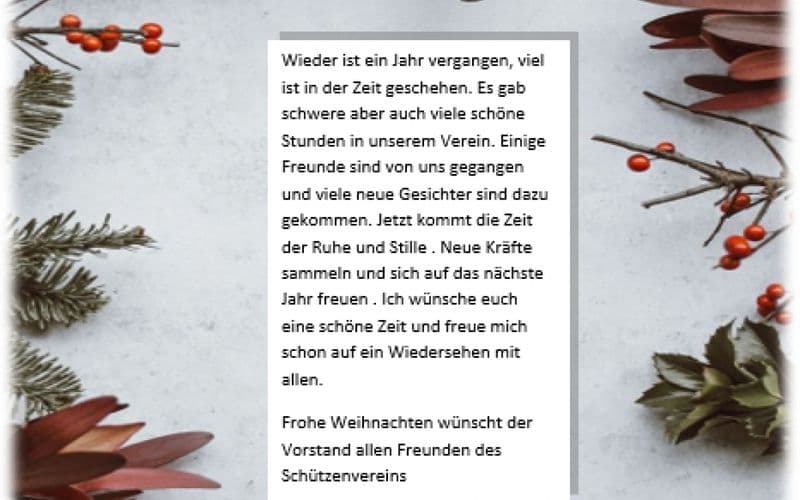 Wir wünschen euch frohe Weihnachten!